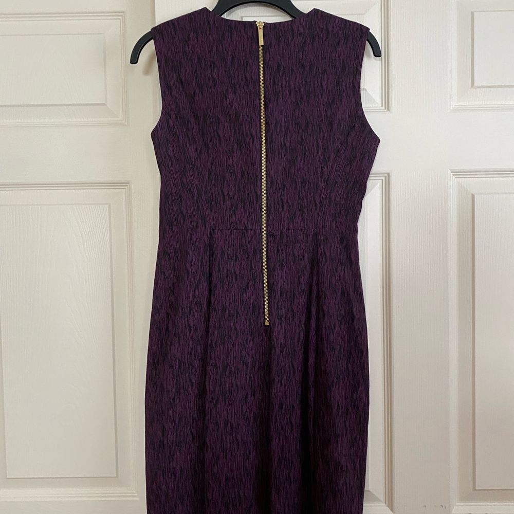 Deep purple black dress